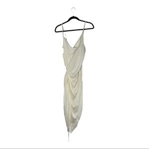 Ivory Satin Slip Dress
